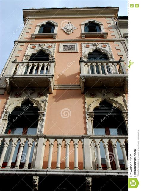 Historic Building In Treviso In The Veneto Italy Stock Photo Image
