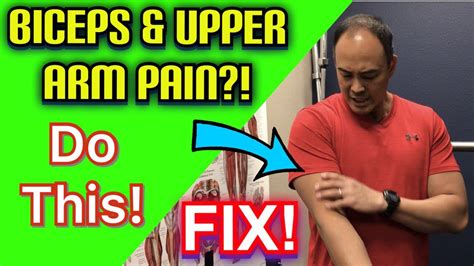Upper Arm Pain Bicepsbrachialis Trigger Pointspain Do This Dr