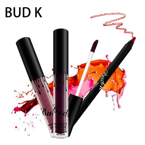 Buy Matte Lipstick Bud K Matte Liquid Lipstickslips Pencil Me Kilie Red Lipkit