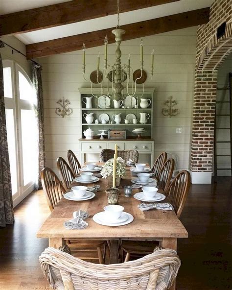 Shop with afterpay on eligible items. 80 Fancy French Country Dining Room Decor Ideas ...