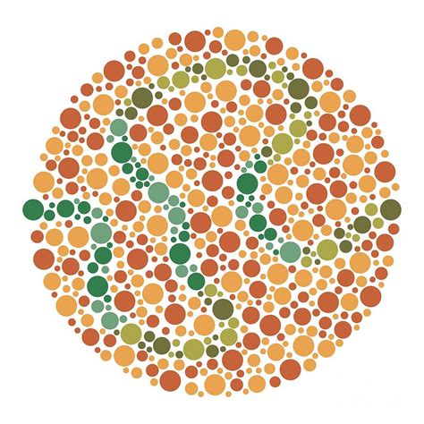 Colour Blindness Test Chart Photograph By Chongqing Tumi Technology Ltd