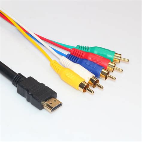 Reviews Hiperdeal 5ft Full Hd 1080p Hdmi Male To 5 Rca Rgb Audio Video Av Component Cable Drop