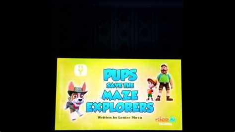 paw patrol 2013 2022 s9 pups save the maze explorers youtube