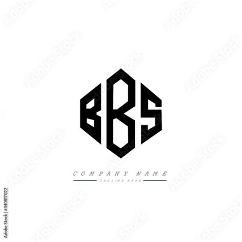 Bbs Letter Logo Design With Polygon Shape Bbs Polygon Logo Monogram