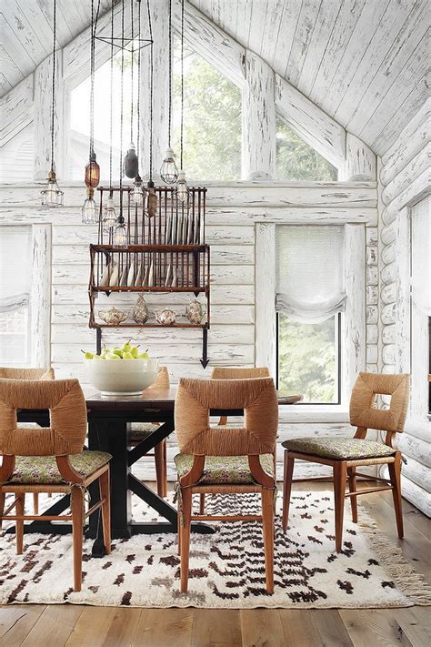 Whitewashed Cabin By Interior Designer Jessica Jubelier