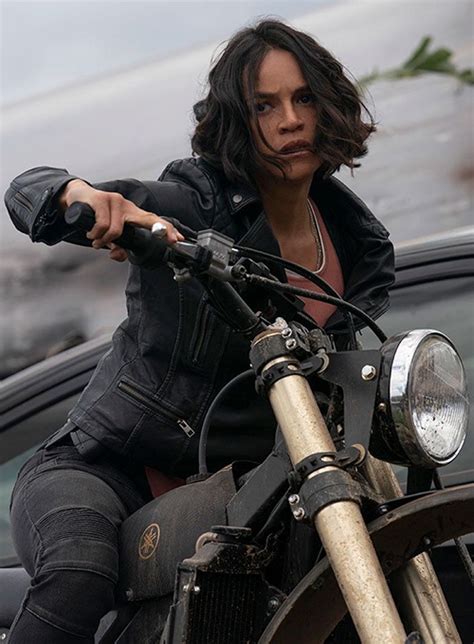 Michelle Rodriguez Fast And Furious 9 Leather Jacket