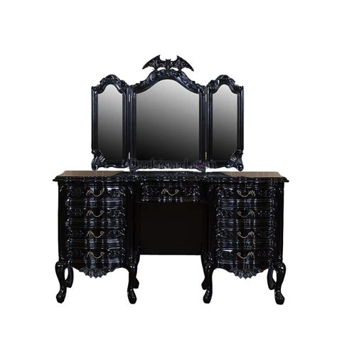 Desmodus Vanity Black Gothic Vanity Furniture Darkissed Gothic