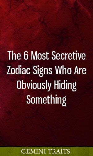 The 6 Most Secretive Zodiac Signs Who Are Obviously Hiding Something With Images Zodiac