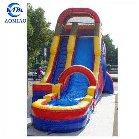 Adult Size Inflatable Water Slide With Pool Pool Slide Inflatable