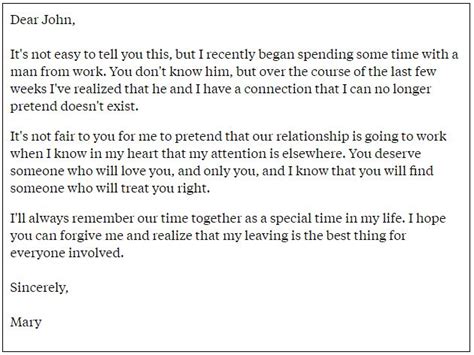heartbreak break up letter to someone you love for your needs letter template collection