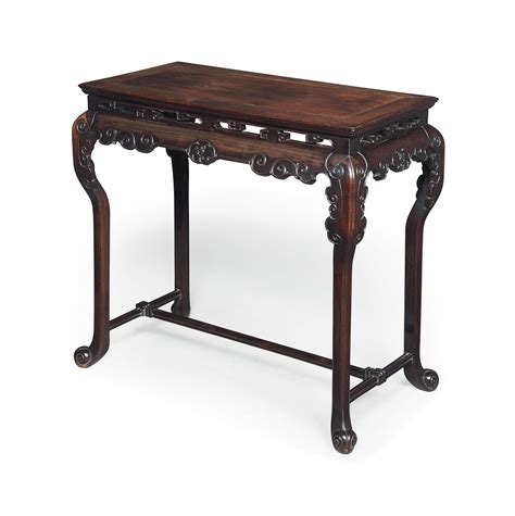A Chinese Rosewood Altar Table Late 19th Century Christies