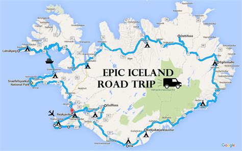 Iceland Camper Van Road Trip Itinerary Trailing Away