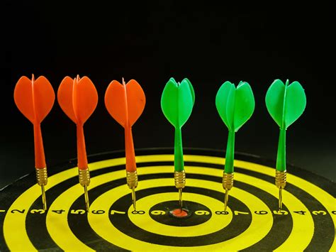 Darts Arrows In The Target Business Goal Free Stock Photo Public