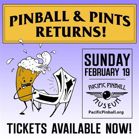 Pacific Pinball Museum On Twitter Pinball And Pints Held The Pacific