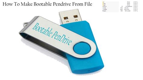 How To Make Bootable Pendrive From File Youtube