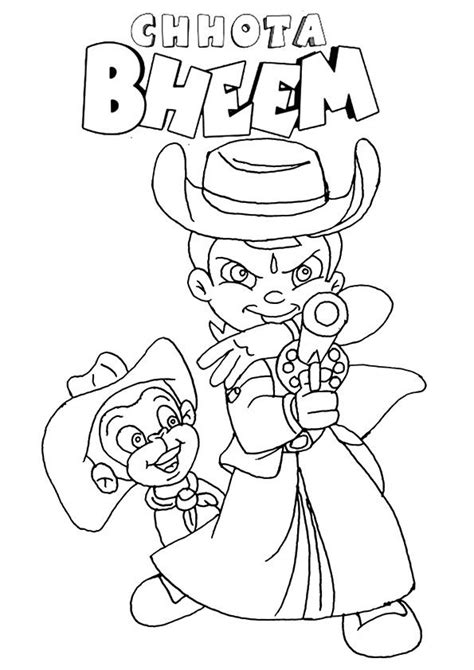 Free Printable Chhota Bheem Coloring Pages Chhota Bheem Coloring