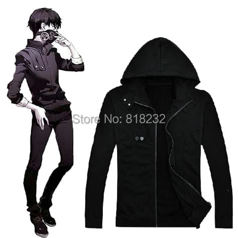 Tokyo Ghouls Ken Kaneki Cotton Hoodie Black Casual Jacket Coat Outfit