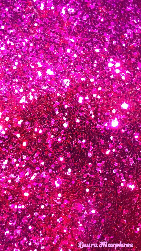 Colorful Glitter Phone Sparkle Background Cute Glitter Pink Phone