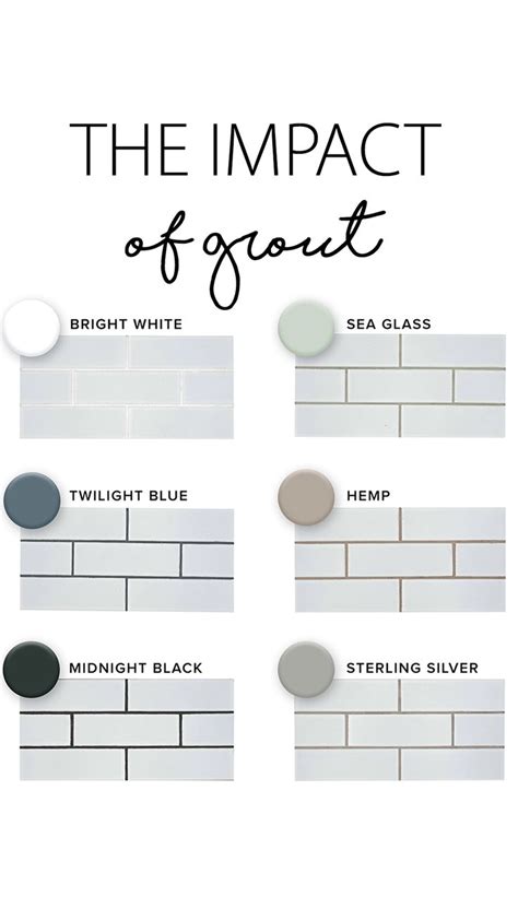 Color Chart What Color Grout To Use With Beige Tile