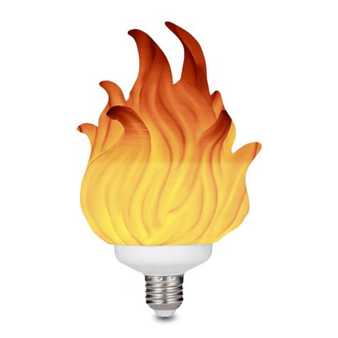 3d Printing Led Flame Effect Light Bulb Fire Flickering Flickering