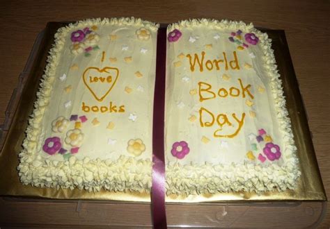 World Book Day Cake Made By Our Librarian And Ably Devoured By Some Of