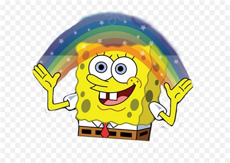 Pin Spongebob Imagination Meme Png Emojispongebob Emoticons Free