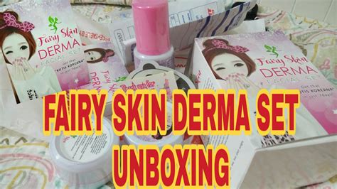 Fairy Skin Derma Facial Set Kutis Koreanaunboxing 2018 Youtube