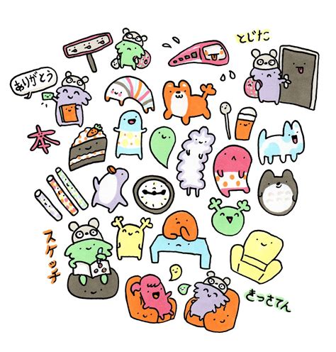 Kirakiradoodles Cute Doodles Kawaii Doodles Cute Animal Drawings Kawaii