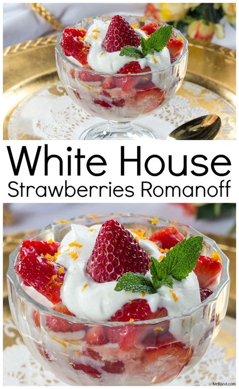 White House Strawberries Romanoff | Recipe | Strawberries romanoff ...