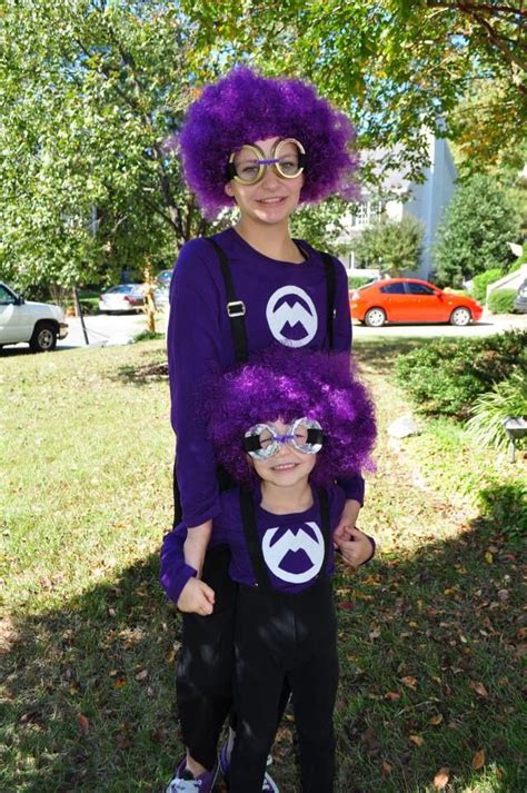 Diy Despicable Me Purple Minion Costume Fantasias Costumes De