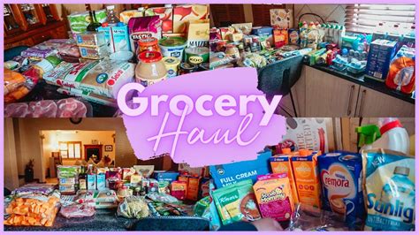 Big Monthly Grocery Haul From Makro ♡ Nicole Khumalo ♡ South African
