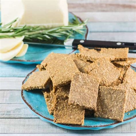 Gluten Free Crackers Recipe Simple Cracker Made With Four Ingredients