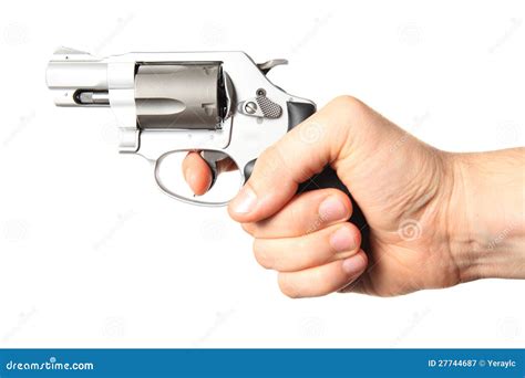 Pistol Pointing Royalty Free Stock Photography Image 27744687