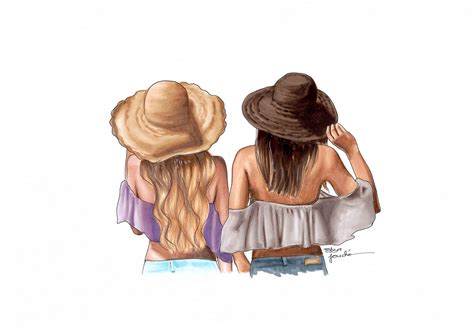 Elzafoucheartist Bff Drawings Drawings Of Friends Friends Sketch