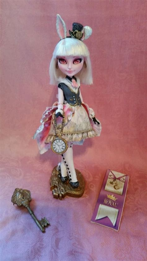 Ever After High Bunny Blanc Ooak Custom Repaint Doll Complete Mattel