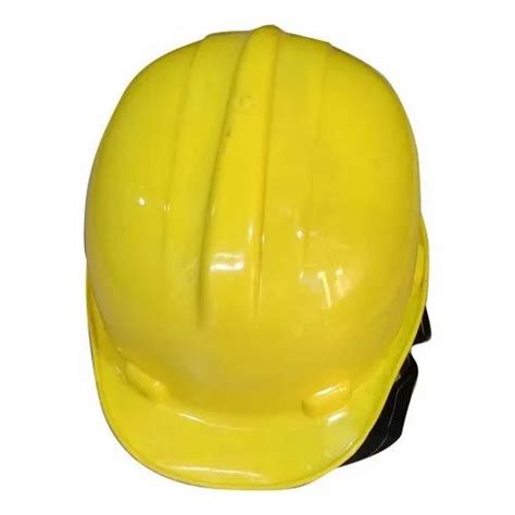 Yellow Plastic Safety Helmet For Construction Size Medium At Rs 75