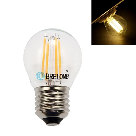 Brelong E27 Led Globe Light Bulb 4w Warm White Retro
