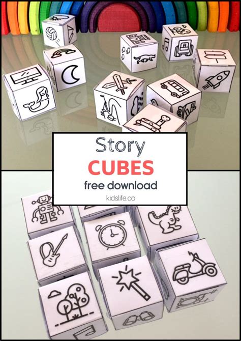 Story Cubes One Game For A Thousand Stories English Games For