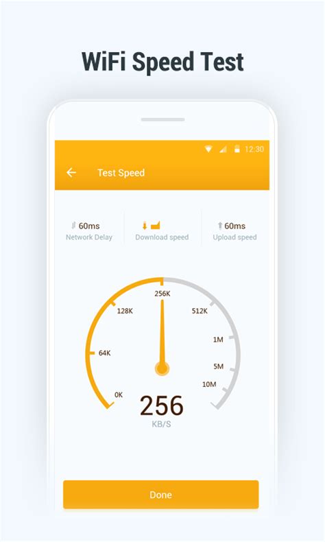 Performs the speed test for internet access from fiber optics. My WiFi : Free WiFi Speed Test - Android Apps on Google Play