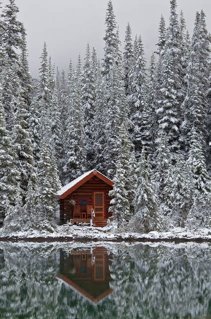 Winter On The Lake C A B I N L O V E Cabins In The Woods Lake