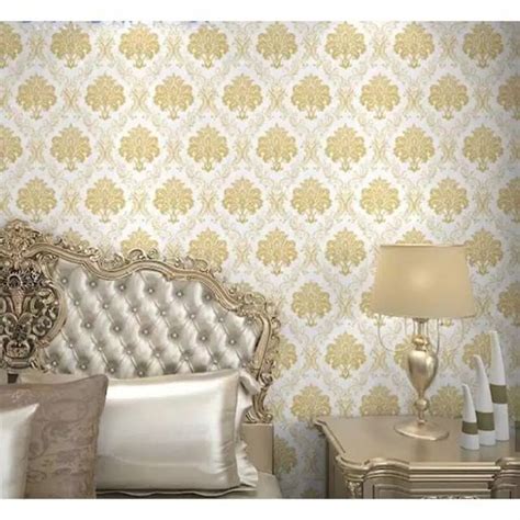 Jual Wallpaper Dinding 10 M Batik Gold Elegan Shopee Indonesia