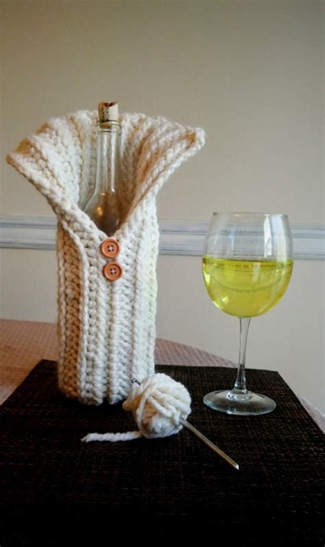 Wine Bottle Cozy Crochet Pattern Etsy