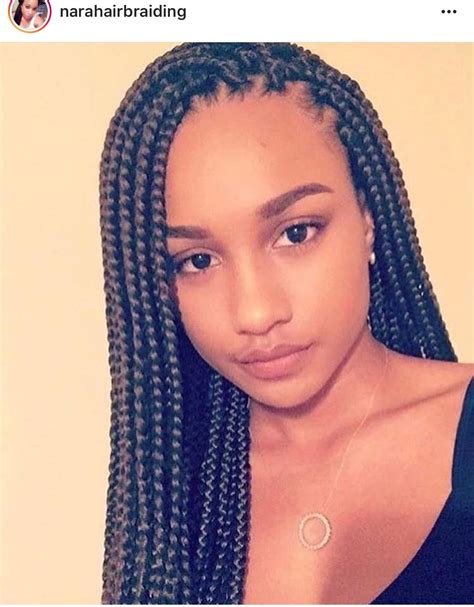 Pin Meganheartov Medium Box Braids Blonde Box Braids Short Box