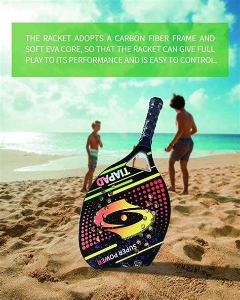 Professional Oem Customized Beach Tennis Racket With Carbon Fiber Material China Tennis Racket