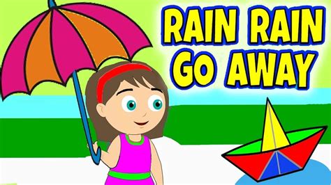 Rain Rain Go Away Nursery Rhyme With Lyrics Cartoon Animation