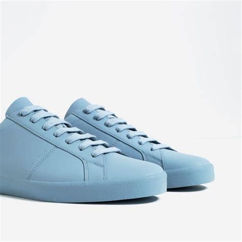 Sky Blue Sneakers Zara Blue Sneakers Converse Sneaker Mens Shoes
