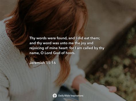 Jeremiah 1516 Daily Bible Inspirations