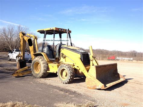 2001 Caterpillar 420d 4wd Backhoe Loader Solid Boss Style Solid Tires