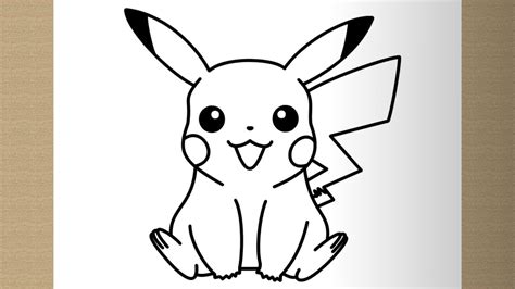 Cómo Dibujar A Pikachu Pokémon Paso A Paso Fácil Y Rápido Easy