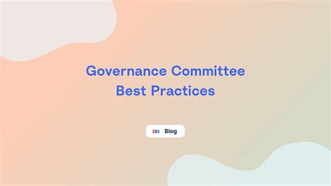Governance Committee Best Practices